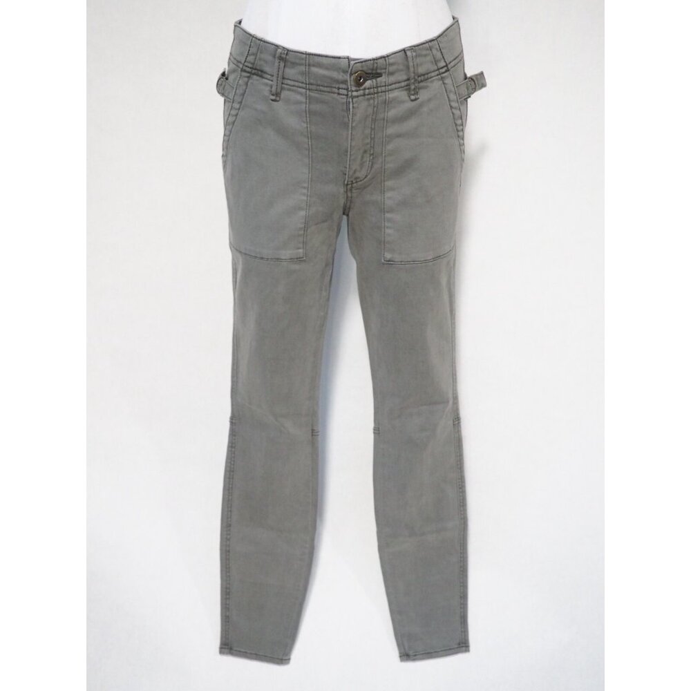 Hei Hei Anthropologie Green Skinny Ankle Chino Pants, Size 25